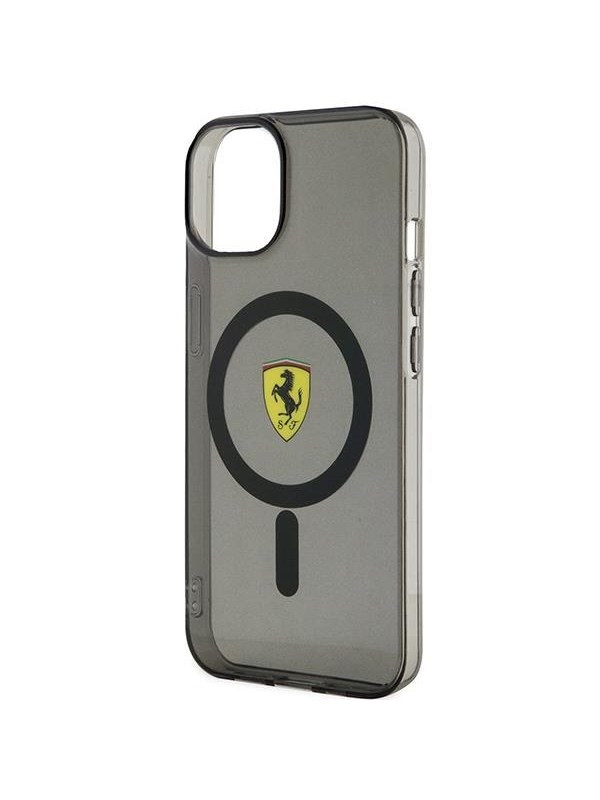 Ferrari Translucent MagSafe Case for iPhone 14 - Black