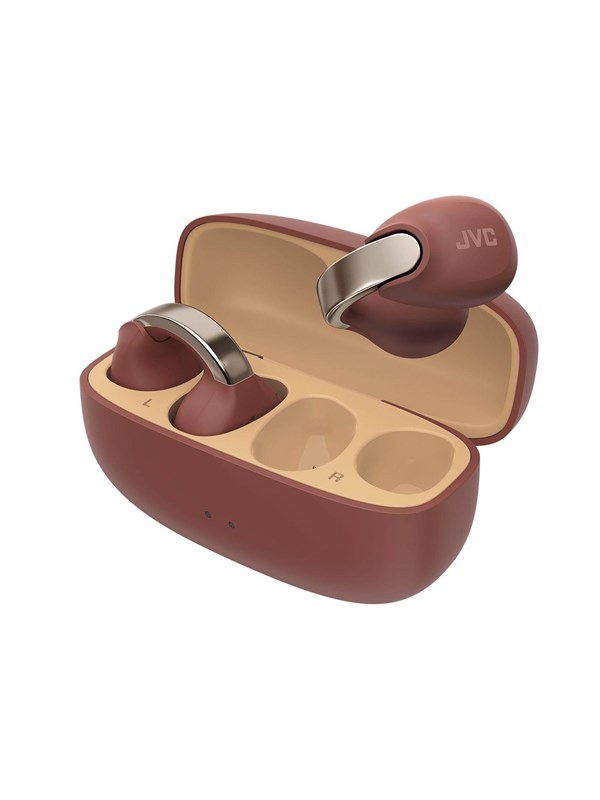 JVC Open Ear Nearphone True Wireless Headphones - Maroon