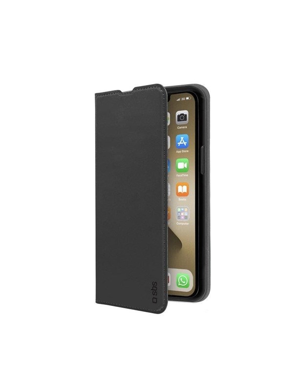 SBS Book Wallet Lite Case for iPhone 13 Pro Max® - Black