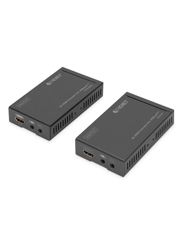DIGITUS DS-55500 4K HDMI Extender Set HDBaseT 4K/30Hz Up to 70 meters