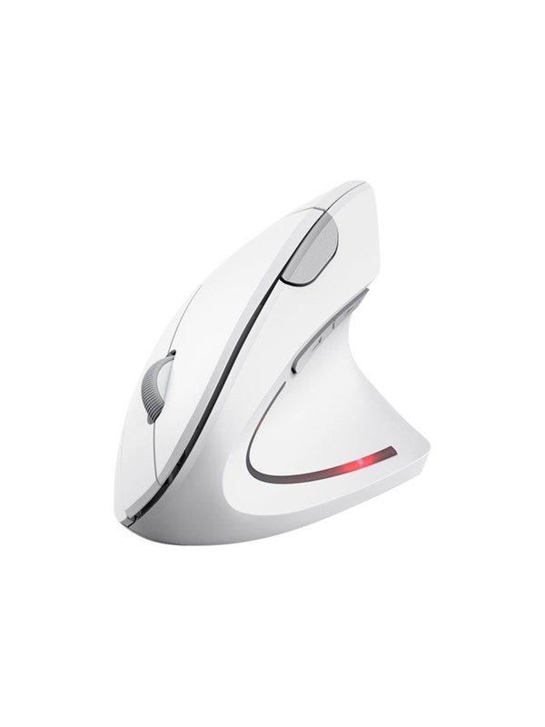 Trust Verto - Vertical mouse - Optisk - 6 - Hvit