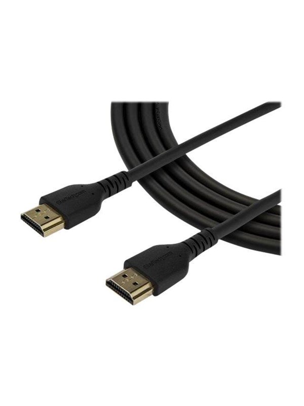 StarTech.com HDMI 2.0 Cable - Premium 4K 60Hz High Speed HDMI Cord with Ethernet - For Computer Monitor or TV (RHDMM1MP) - HDMI with Ethernet cable - 1 m