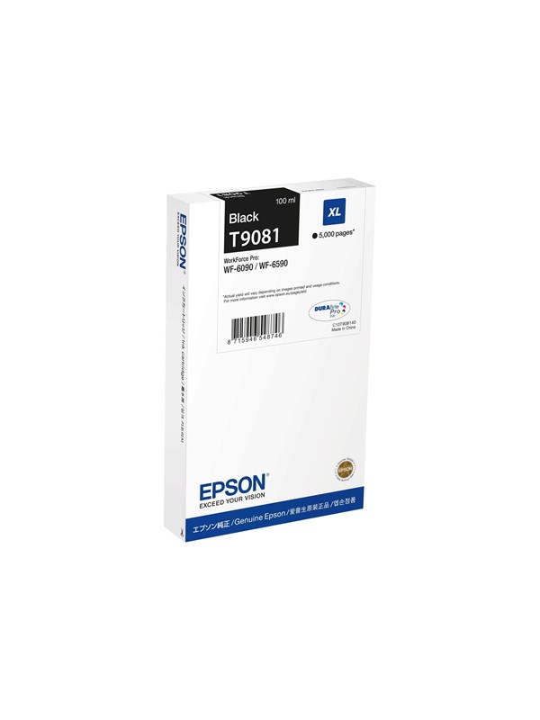 Epson T9081 - XL - black - original - ink cartridge