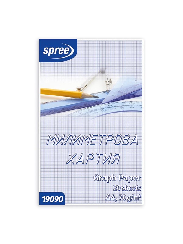 SPREE Millimeter pad A4 20 sheets
