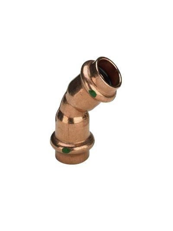 Viega Profipress bend 45° 28 Copper/bright 292362