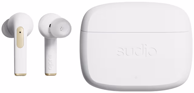 Sudio N2 Pro trådløse in-ear hodetelefoner (hvit)