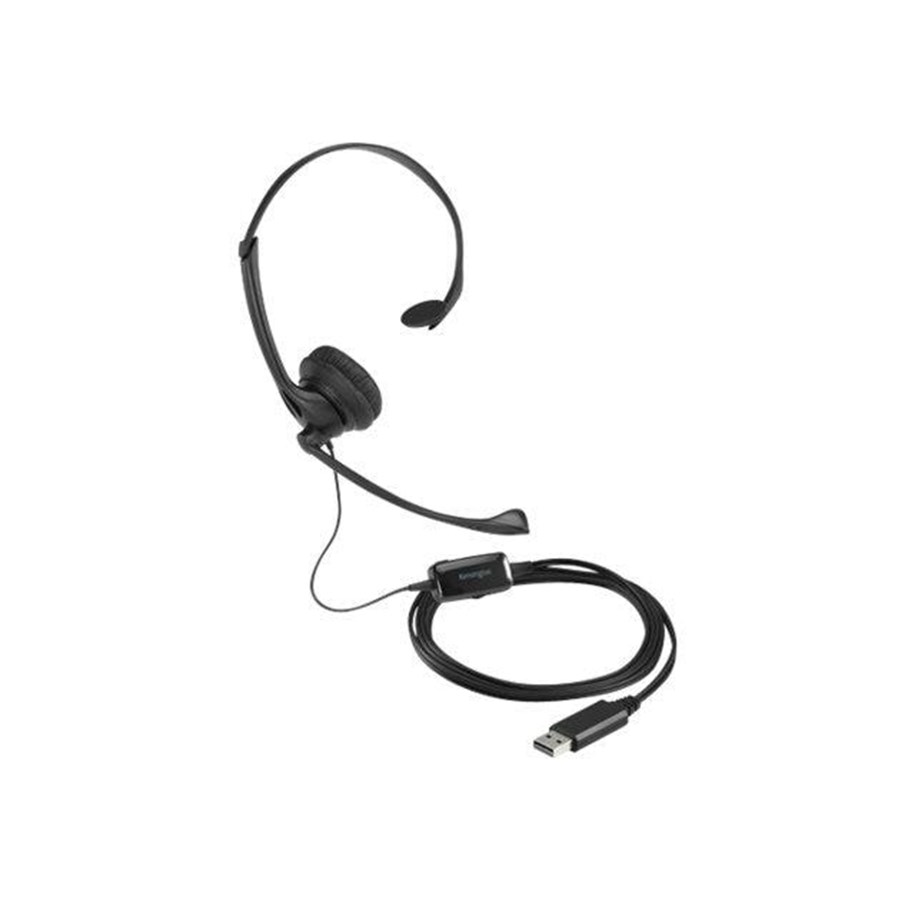 Kensington USB Mono Headset Inline controls USB A