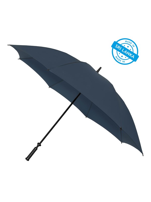 Falcone Storm Umbrella XXL - Hand opening - Windproof - 140 cm - Navy Blue
