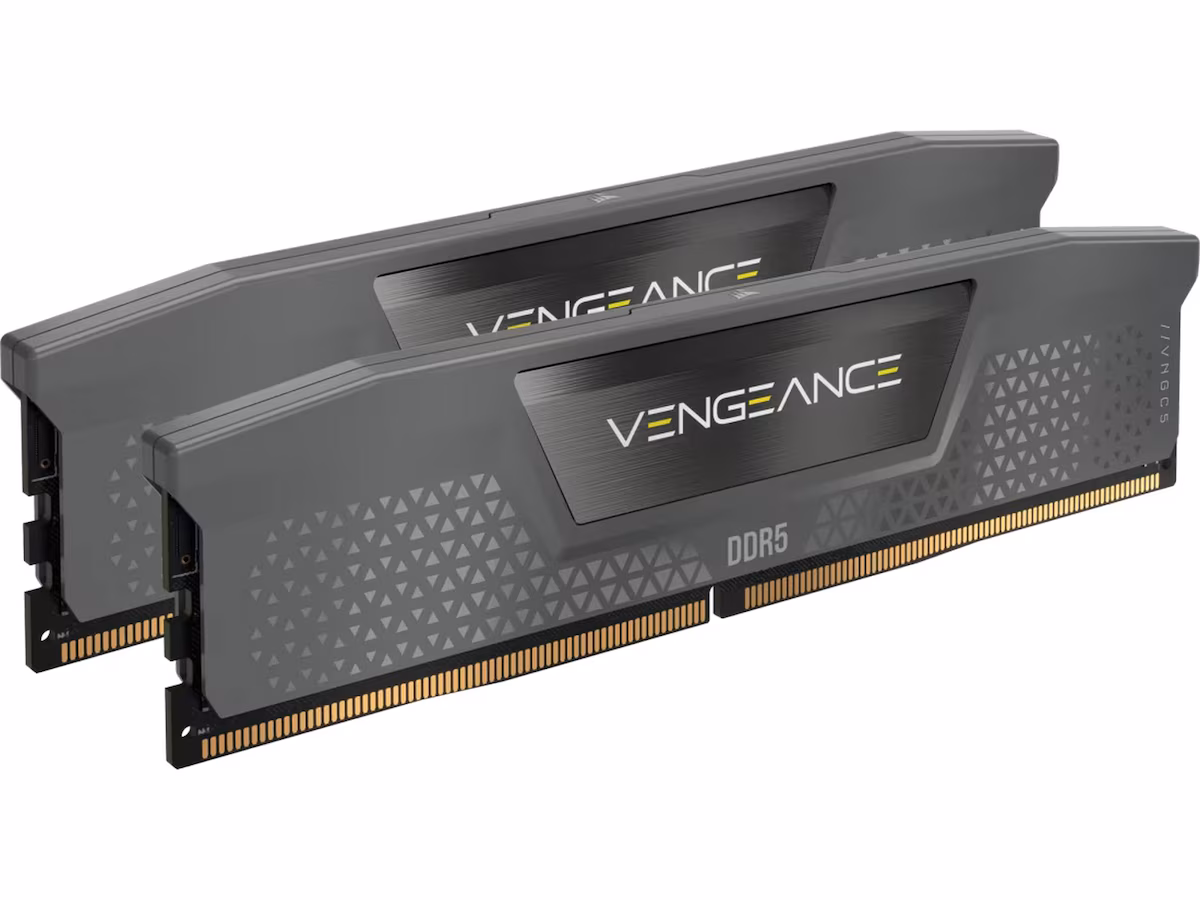 Corsair Vengeance DDR5-6000 - 32GB - CL38 - Dual Channel (2 pcs) - AMD EXPO &amp; Intel XMP - Grå