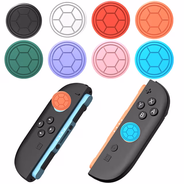 Silikon Joystick-hetter Kompatibel med Switch 2 - 8 Par