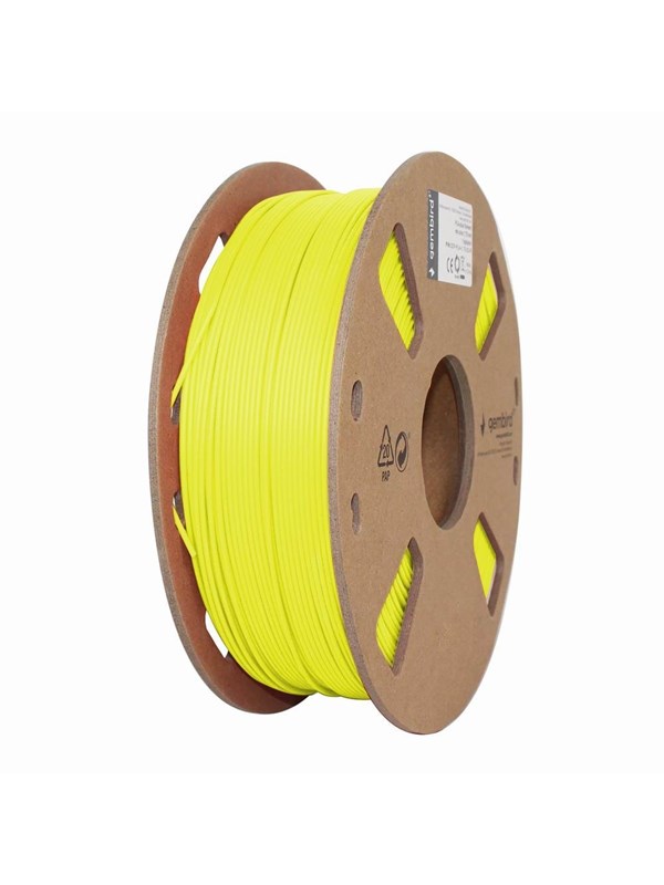 Gembird PLA filament - Fluorescerende gul - 1.75mm ø - 1 kg
