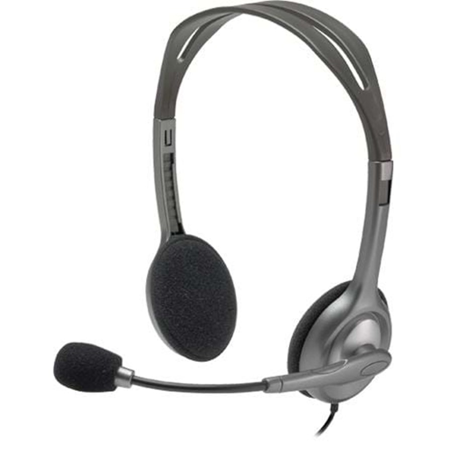 Logitech H111 Stereo Headset - Black