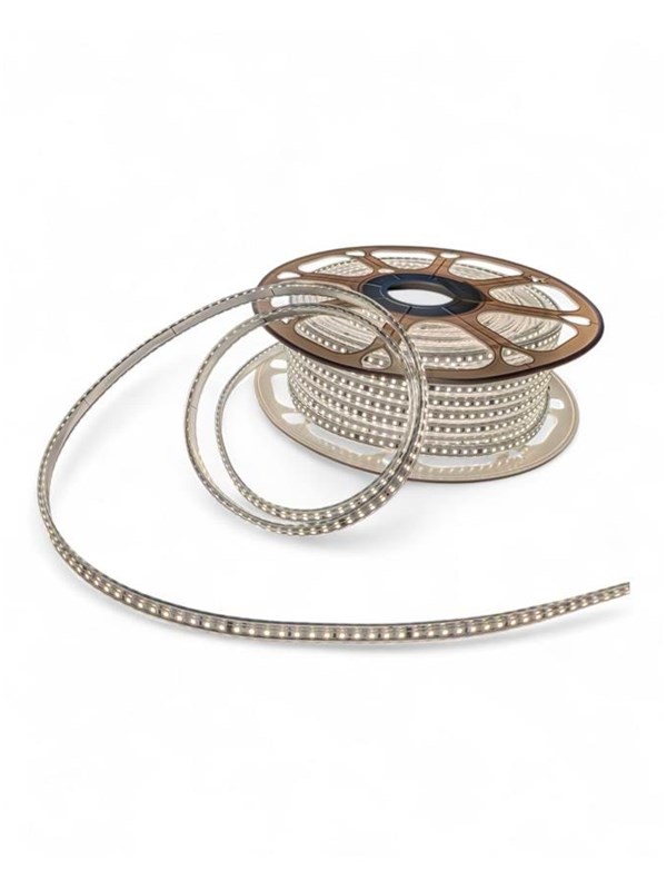 HiluX HighPower SMD LED Strip - 230V - 15W/m - 1000lm/m - 2800K - CRI98 - 50m - IP67