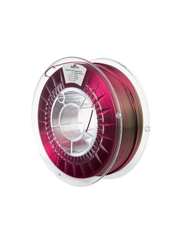 Spectrum 3D Filament / PLA Magic SILK / Magenta Blossom / â 1.75 mm / 1 kg