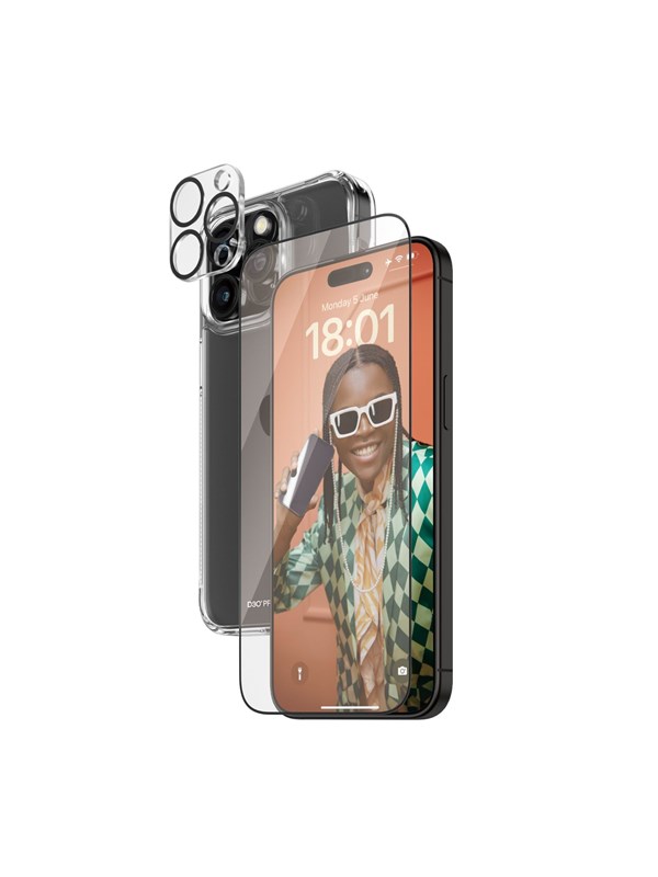 PanzerGlass 3-in-1 Pack iPhone 15 Pro Max