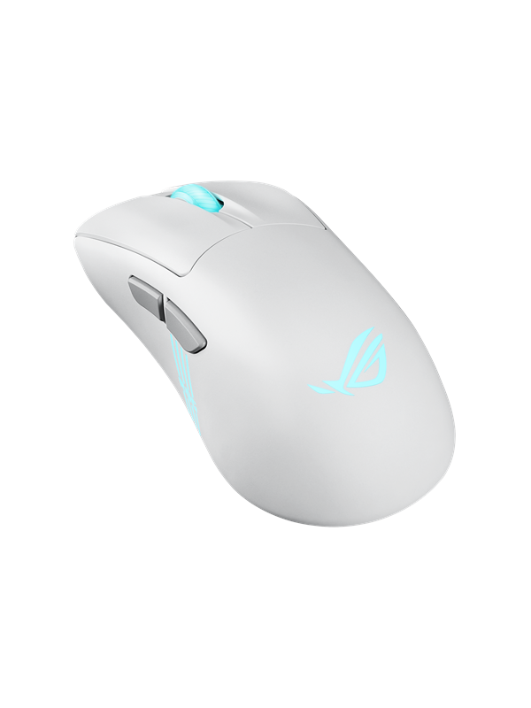 ASUS ROG Keris II Origin - Gaming mus - Optisk - 5 - Hvit med RGB lys