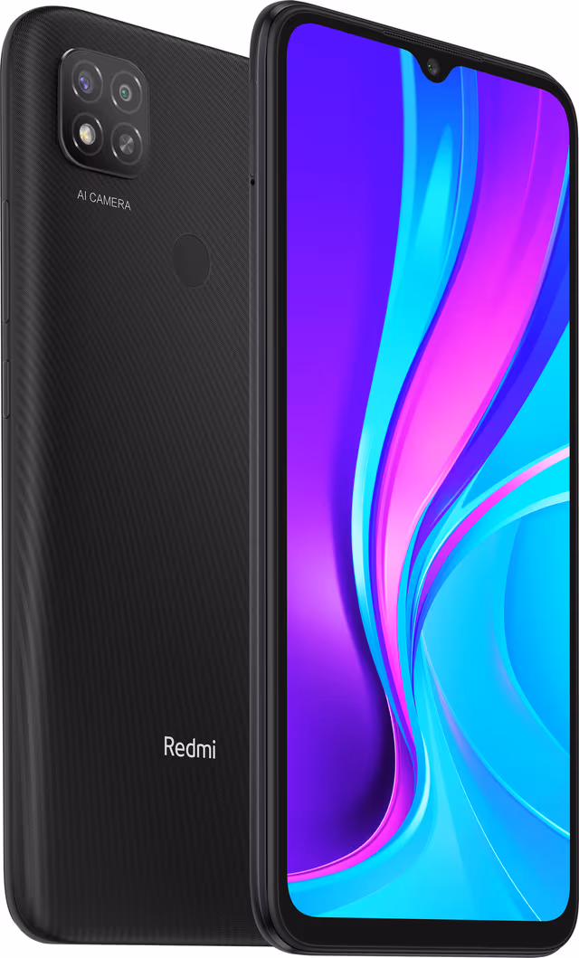 Xiaomi Redmi 9C NFC smarttelefon 3/64GB (midnight gray)