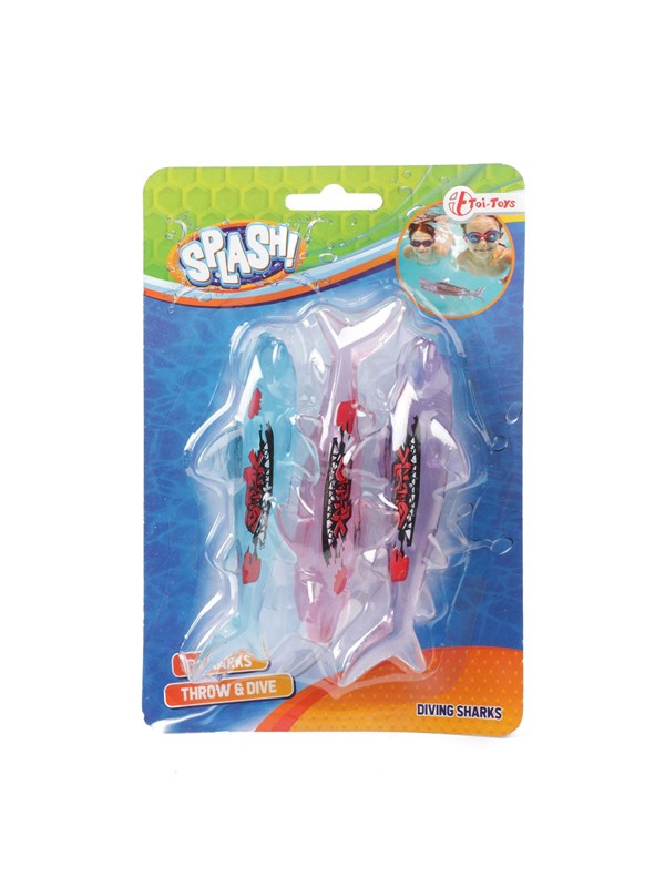 Splash Dive Fish Shark 3pcs.