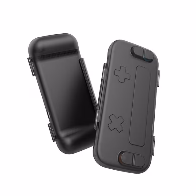 Cross Button Nintendo Switch 2 Beskyttelsesetui - Svart ABS Krystallskall