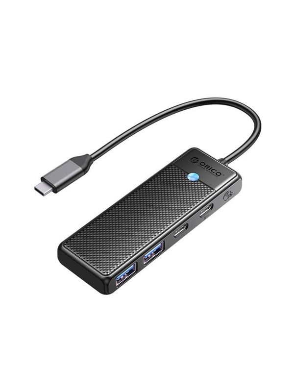ORICO Adapter Hub 4in1 Orico USB A3.0x2 + Type-C3.0x1 + PD100Wx1 USB-hub - USB 3.0 - 4 porter - Svart