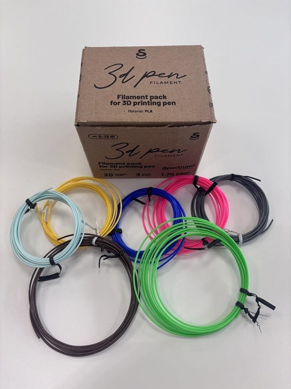 Spectrum 3D filament for 3D pen - 20 colours - 3 m