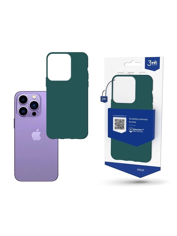 3mk Case for iPhone 14 Pro Max from the  Matt Case Series - Dark Green