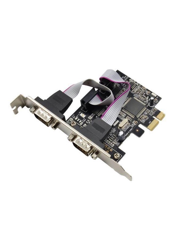 MicroConnect 2 Port Serial PCIe card