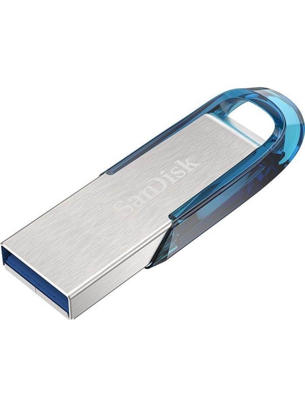 SANDISK Ultra Flair - Blå - 128GB - Minnepenn