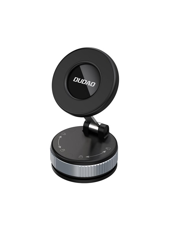 Dudao F24PRO MagSafe Compatible Car Mount with Suction Cup for Windshield or Dashboard - Black