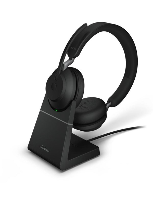 Jabra Evolve2 65 Link380c UC Stereo Stand Black