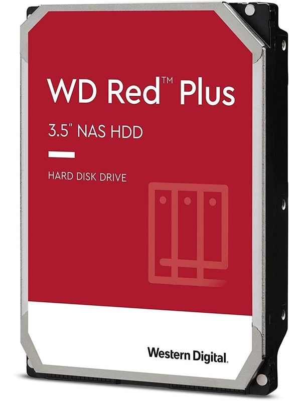 WD Red Plus - 2TB - Harddisk - WD20EFPX - SATA-600 - 3.5"