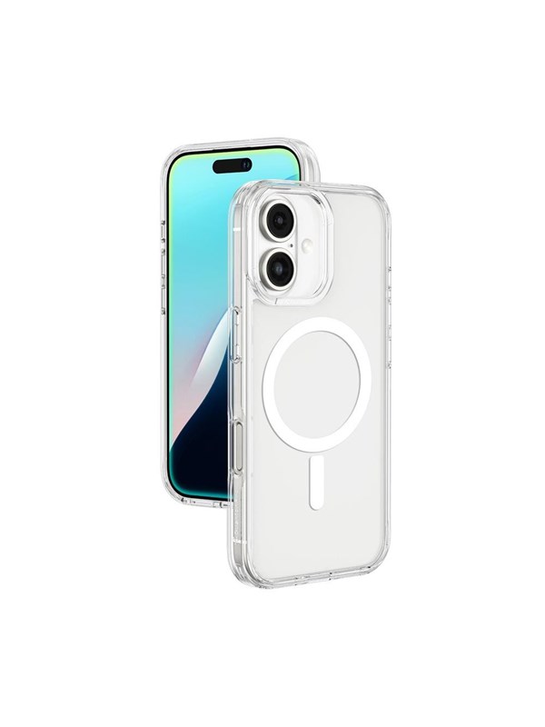 AmazingThing Minimal Mag Case with Magnetic Ring for iPhone 16 - Transparent