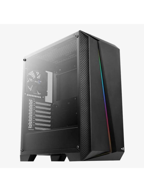 AeroCool Cylon Pro TG - Black - Kabinett - Miditower - Svart