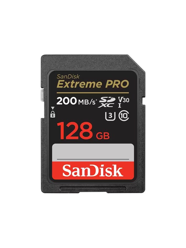 SANDISK Extreme PRO SD - 200MB/s - 128GB