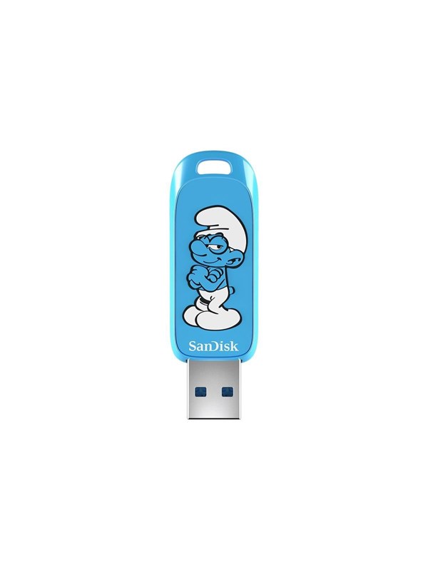 SANDISK Smurfene - Kløpper'n - 64GB - Minnepenn