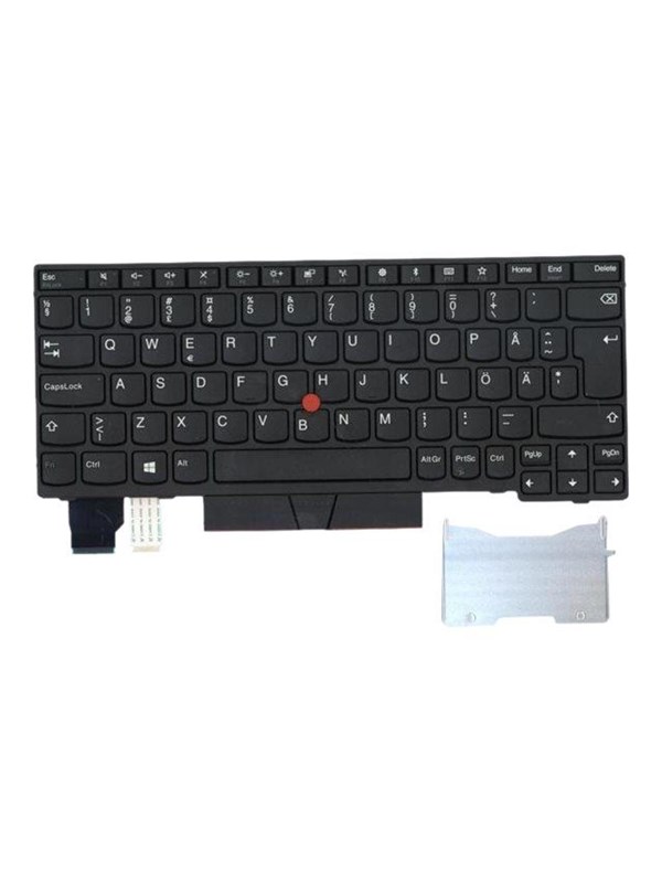 Lenovo Chicony - Bærbart tastatur - til utskifting - Svensk - Svart
