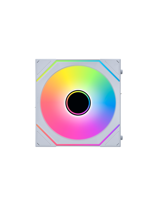 Lian Li UNI FAN SL INF Wireless White 120mm - Kabinettvifte - 120mm - Hvit med RGB-lys - 30 dBA