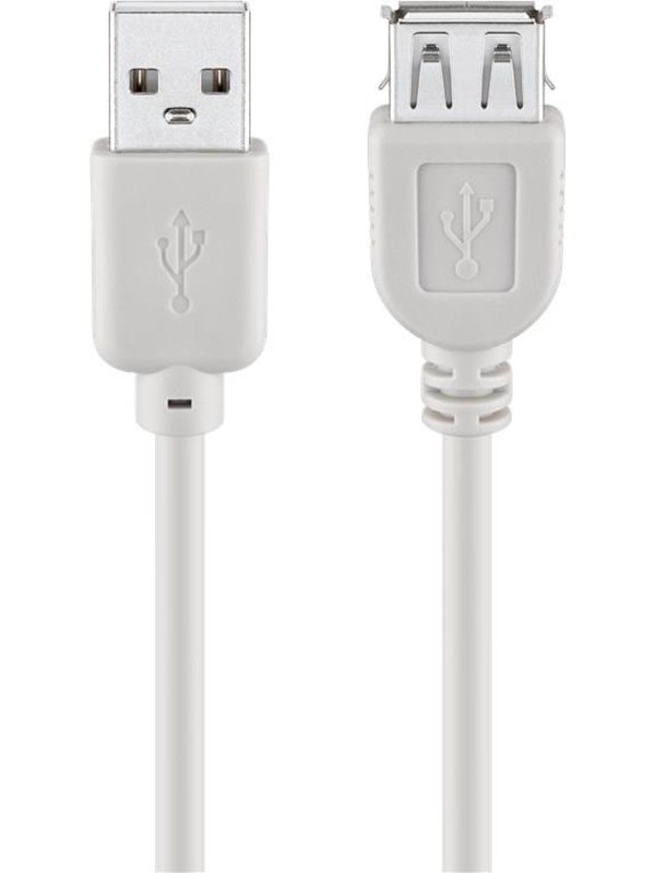 Pro USB-A <-> USB-A - 1.8m - Grå