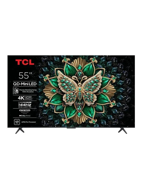 TCL 55" Flatskjerm-TV LED 4K 55C69K C69K Series - 55" Class (54.5" viewable) LED-backlit LCD TV - QD-Mini LED - 4K