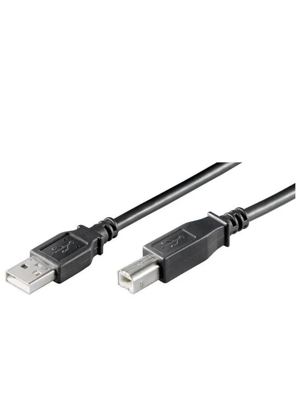 Pro USB-A <-> USB-B 2.0 - 1m - Svart