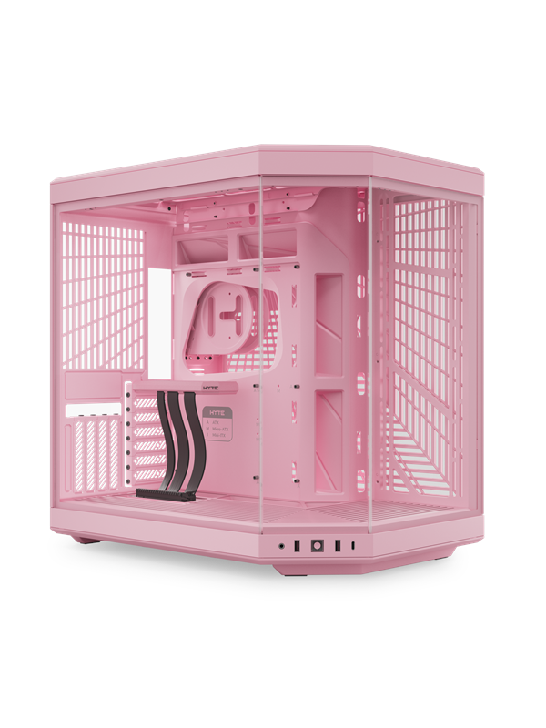 HYTE Y70 Strawberry Milk (rosa) - Kabinett - Miditower - Rosa