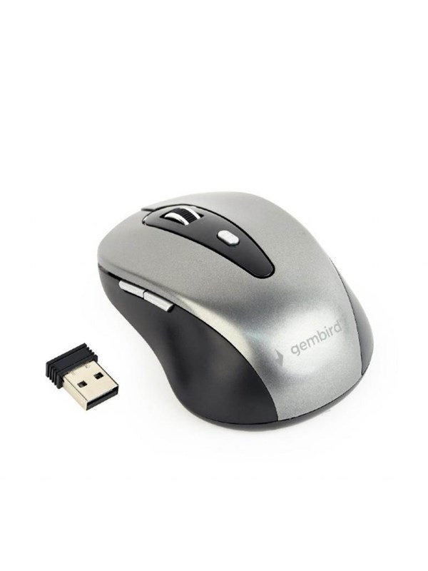 Gembird Wireless optical mouse 4B-04 - Mus - Optisk - 4 - Grå