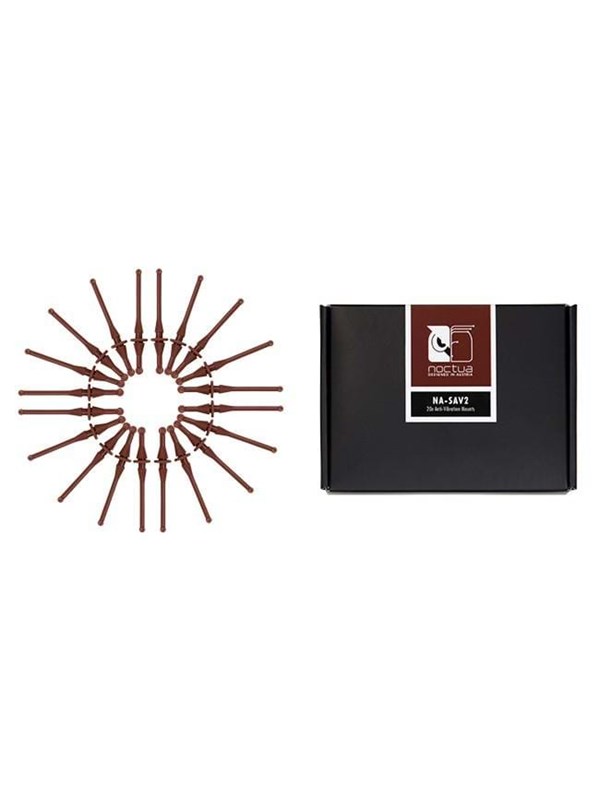 Noctua NA-SAV2 Anti-Vibration Mounts - Lydisolering Skruer - Brun
