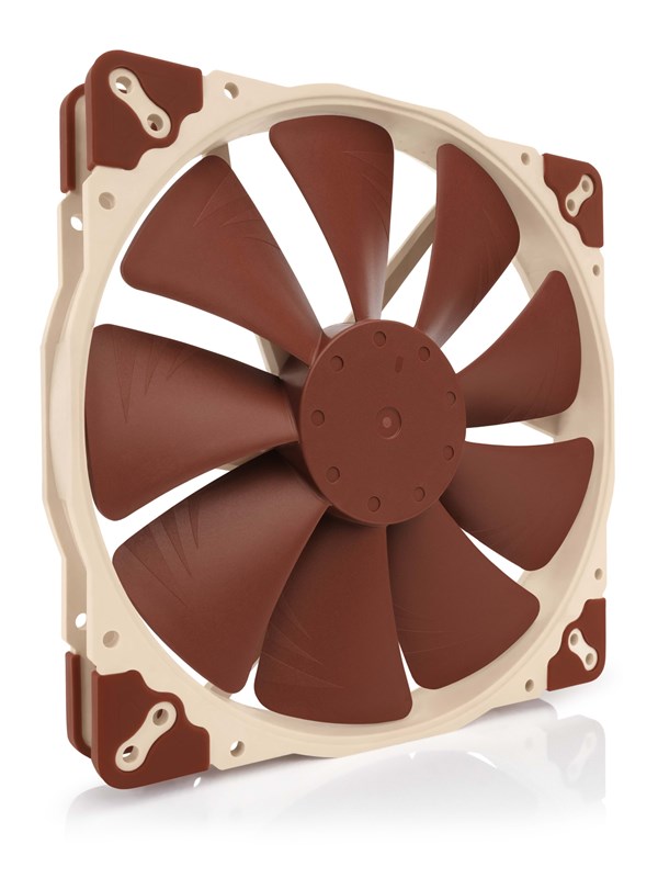 Noctua NF-A20 5V PWM - Kabinettvifte - 200mm - Brun - 18 dBA