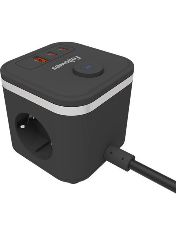 Fellowes Power Cube Type F - Black