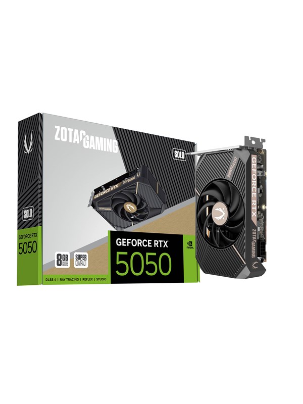 ZOTAC GeForce RTX 5050 Solo - 8GB GDDR6 RAM - Grafikkort