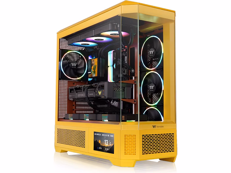 Thermaltake View 600 TG Full Tower Case - Butter C - Kabinett - Fulltower - Gul
