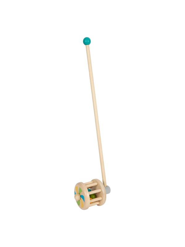 Small Foot - Wooden Push Figure Rattle