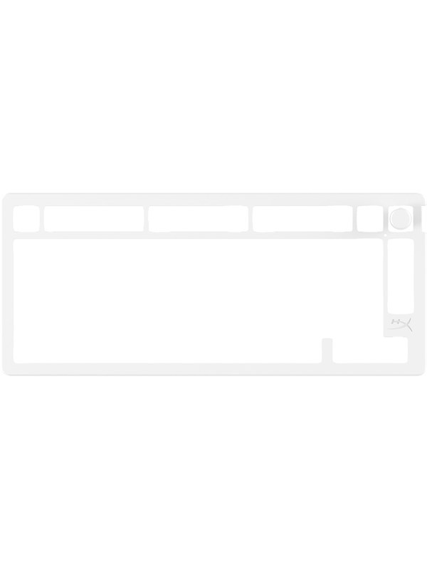 HyperX Alloy Rise 75 (75%) - Top Plate - White - Gamingtastatur - Uten numpad - Hvit