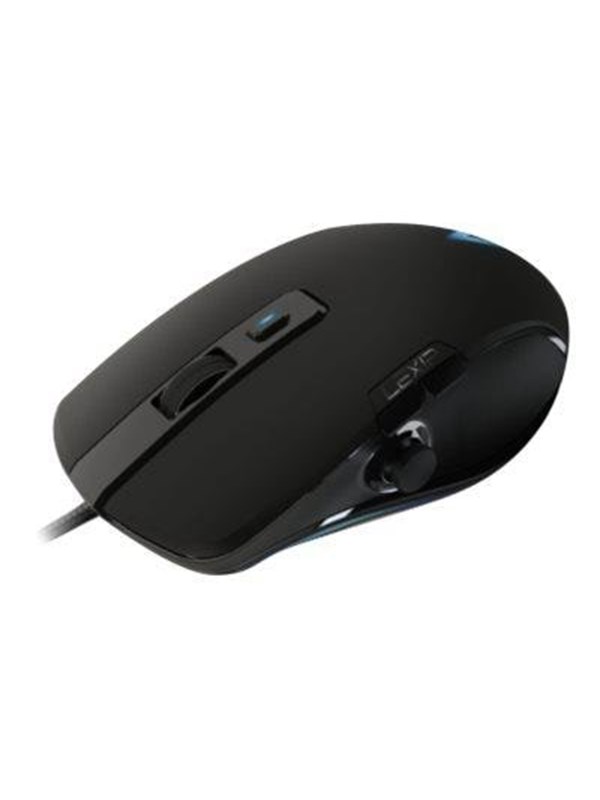 Lexip NP93 - mouse - USB - neptunium alpha - Mus - Optisk - Svart